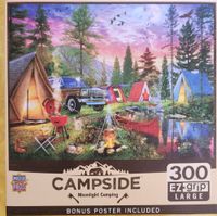 Master pieces Moonlight camping - puzzle image