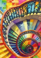 Art Puzzle Ladder of Love - Puzzlebild