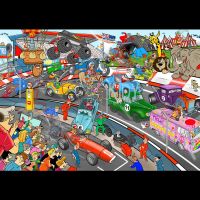 Goliath That's Life: Car race - obrázek puzzlí