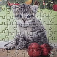 Eurographics Christmas Cats - 21 - puzzle image