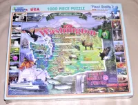 White Mountain Washington - The Evergreen State - puzzle image