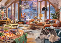 Ravensburger Cozy Ski Chalet - puzzle image