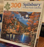 Spilsbury Puzzle Co Cabin by the lake - puzzle image