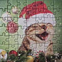 Eurographics Christmas Cats - 22 - puzzle image