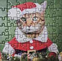 Eurographics Christmas Cats - 24 - puzzle image
