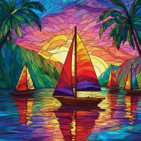 Springbok Tropical Sailing - puzzle image