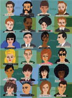 Galison History of Hairdos (1870-1990) - puzzle image