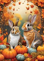 Alipson Autumn Bunnies - obrázek puzzlí