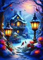 Alipson Enchanted Wintery Scene - obrázek puzzlí