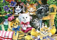 Anatolian Bathtime Kittens - obrázek puzzlí