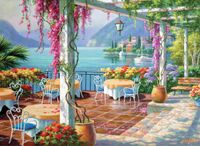 Anatolian Wisteria Terrace - puzzle image