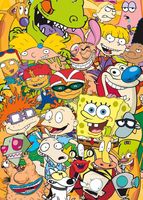 Aquarius Nickelodeon Cast - obrázek puzzlí