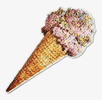 Areaware Strawberry Scoop - puzzle image