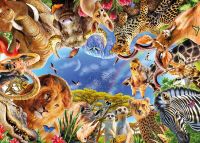Arrow Puzzles African Animals - obrázek puzzlí