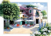 Art Puzzle Café Villa - obrázek puzzlí