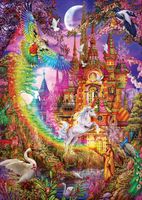 Art Puzzle Rainbow Castel - puzzle image