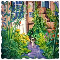 Artifact Puzzles Cat in Garden - puzzle image
