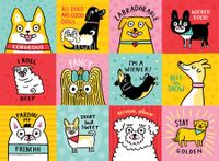 Badge Bomb All Dogs Are Good Dogs - Puzzlebild