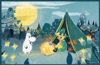 Barbo Toys Moomin Art - Blue - obrázek puzzlí