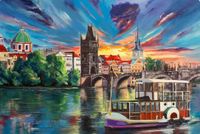 Bei Bi La Prague Oil Painting - obrázek puzzlí