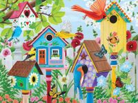 Bits and Pieces Birdhouse Garden - obrázek puzzlí