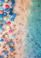 Blanc Day at the Beach, Mexico - puzzle image