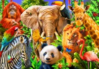 Bluebird Animals for Kids - obrázek puzzlí