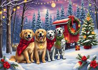 Bluebird Christmas is Coming - Puzzlebild