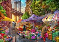 Bluebird Flower Market Brooklyn - puzzle image