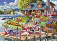 Bluebird Lake View Cabin Mountain Time - obrázek puzzlí