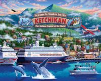 Boardwalk Ketchikan - puzzle image