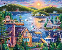 Boardwalk Lake House - obrázek puzzlí