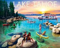 Boardwalk Lake Tahoe - puzzle image