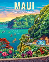 Boardwalk Maui Road to Hana - obrázek puzzlí