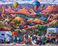 Boardwalk Red Rock Adventure - obrázek puzzlí