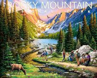 Boardwalk Rocky Mountain - puzzle image