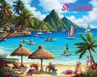 Boardwalk St. Lucia - puzzle image