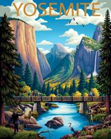 Boardwalk Yosemite - obrázek puzzlí