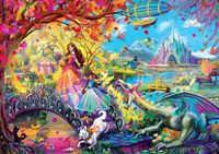 Buffalo Games Autumn Castle Festival - obrázek puzzlí