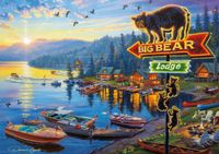 Buffalo Games Big Bear Lodge - puzzle image