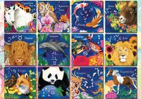 Buffalo Games Bonjour: Botanical Zodiac - puzzle image