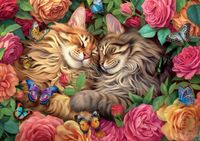 Buffalo Games Bonjour: Cats in Love - Puzzlebild