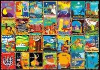 Buffalo Games Colorful Destinations - puzzle image