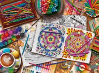 Buffalo Games Coloring Days - puzzle image
