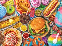 Buffalo Games Fun Fair Food - puzzle image