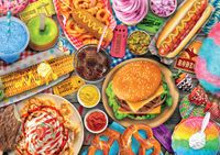 Buffalo Games Fun Fair Food - puzzle image