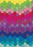 Buffalo Games Hexagon Multicolor B - puzzle image