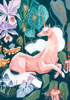 Buffalo Games Lush Unicorn - imagen del puzzle