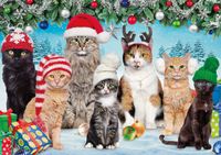 Buffalo Games Meowy Christmas - obrázek puzzlí