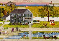 Buffalo Games Nantucket Flower Shop - puzzle image